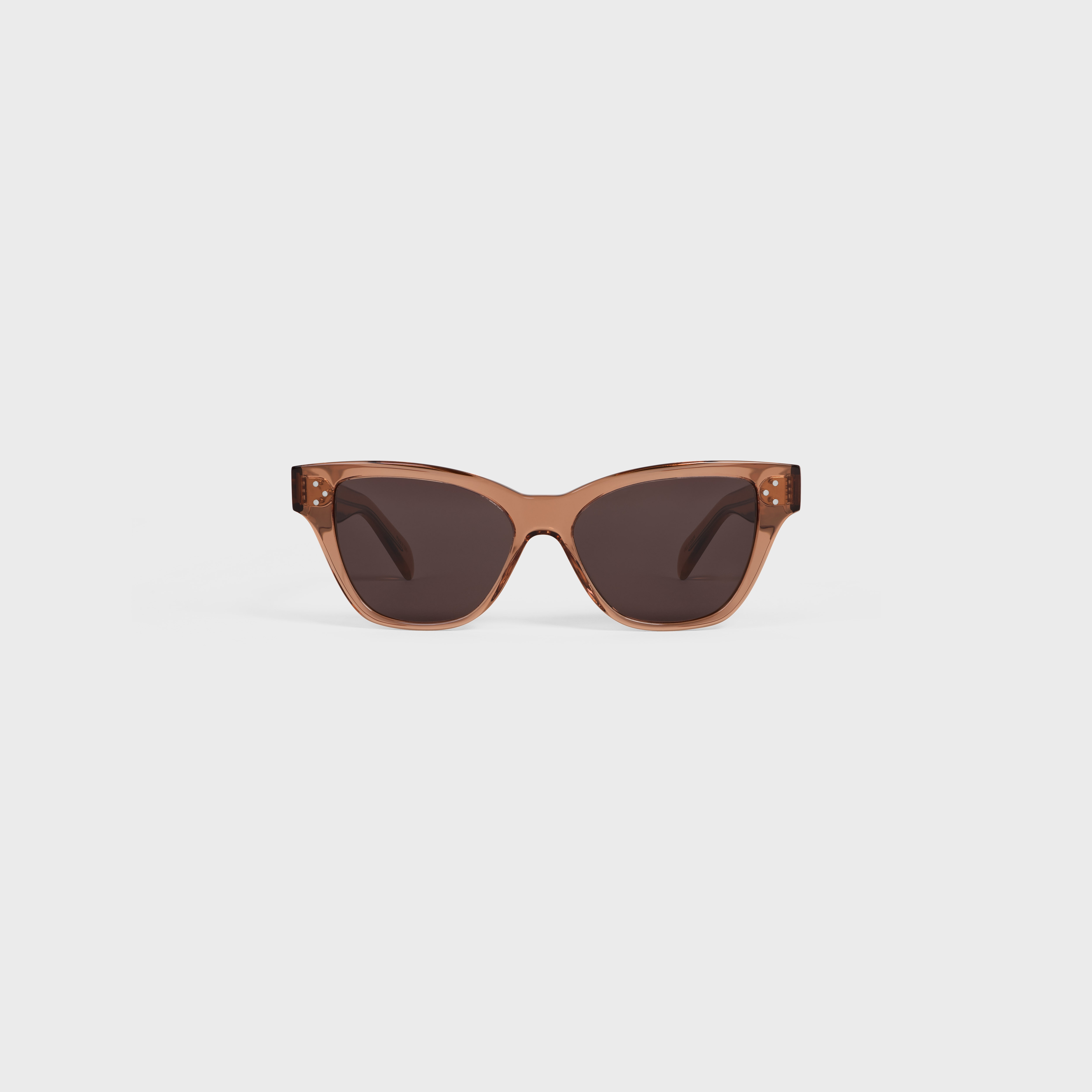 Óculos de sol Cat Eye S359 em Acetato - ÂMBAR TRANSPARENTE | CELINE